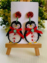 Load image into Gallery viewer, Penguin Earrings and Keychains
