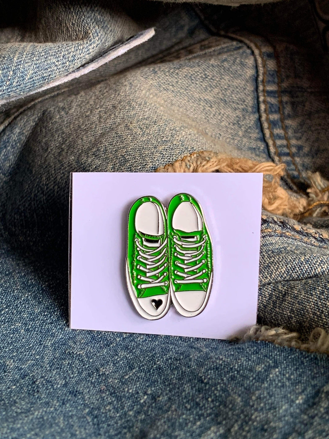 Green Shoes Brooch