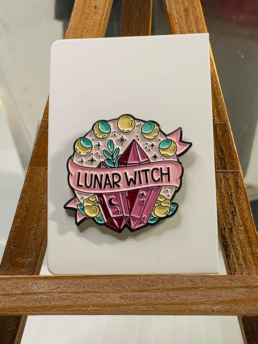 Luna Witch Brooch