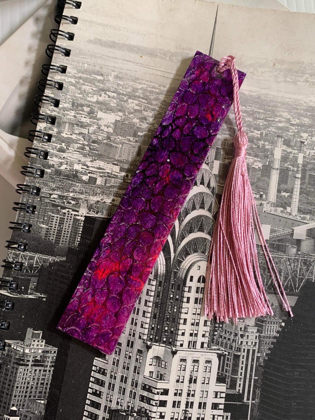 Pink/ Purple Scale Bookmark