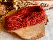 Load image into Gallery viewer, Rust Knit Headband
