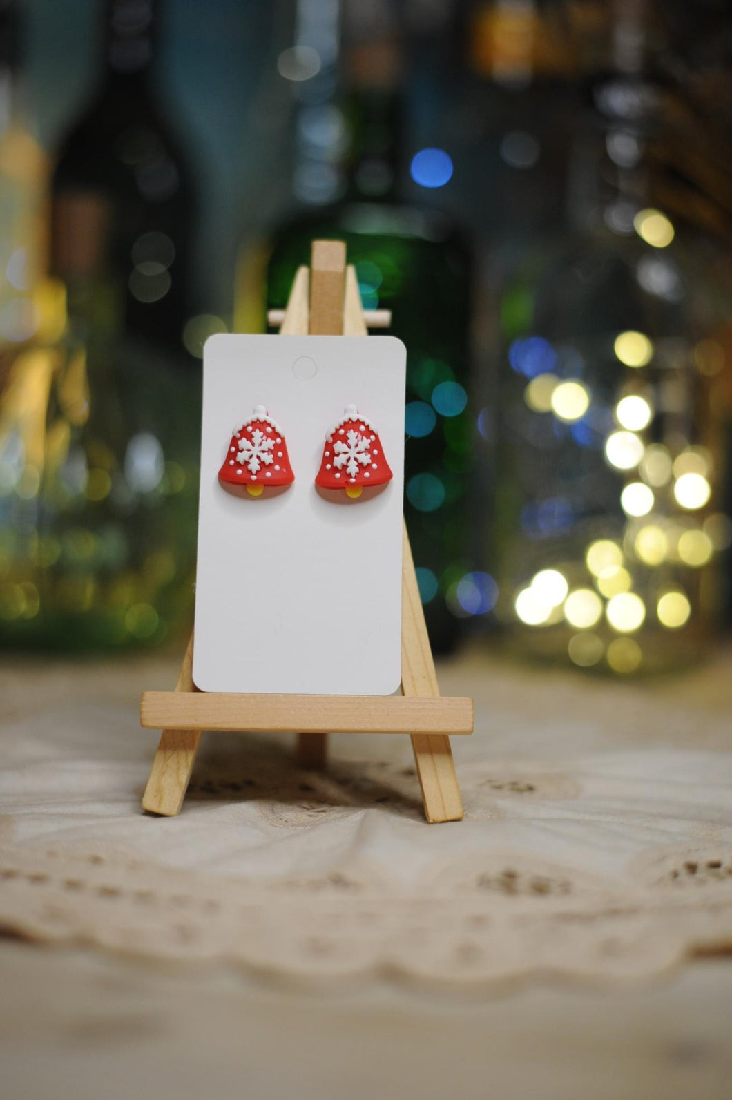 Christmas Bell Studs