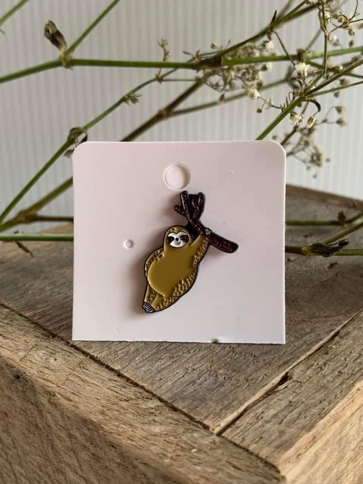 Sloth Brooch