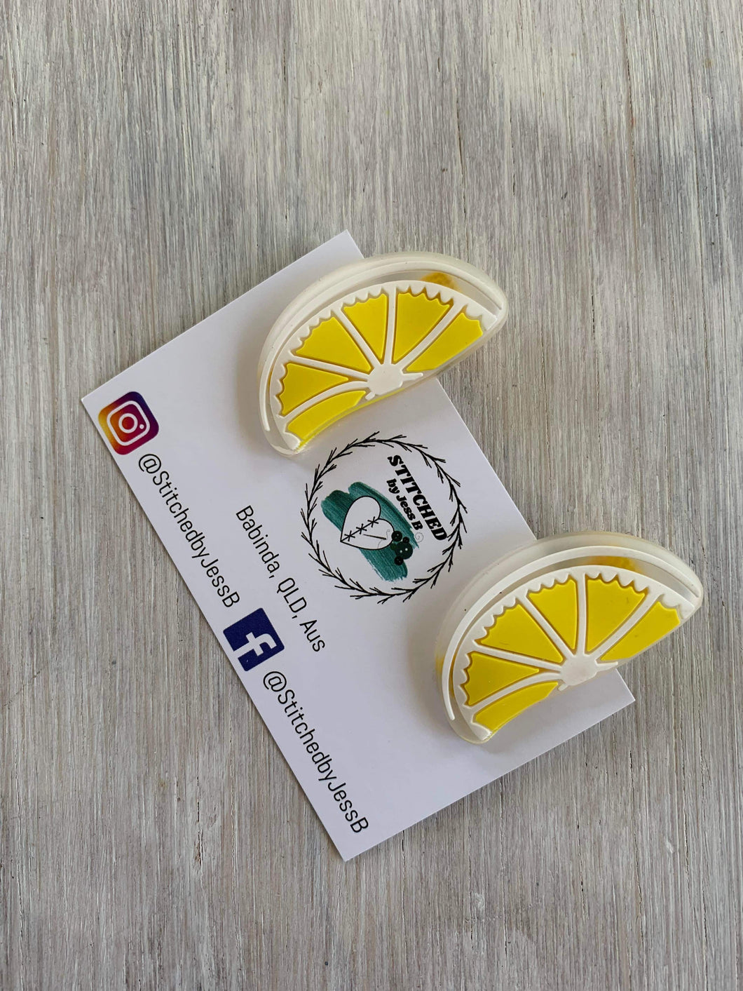 Lemon Hair Clip