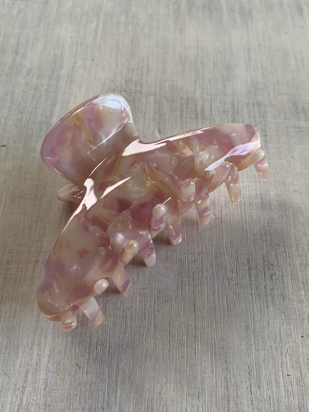 Light Pink Marble Claw Clip