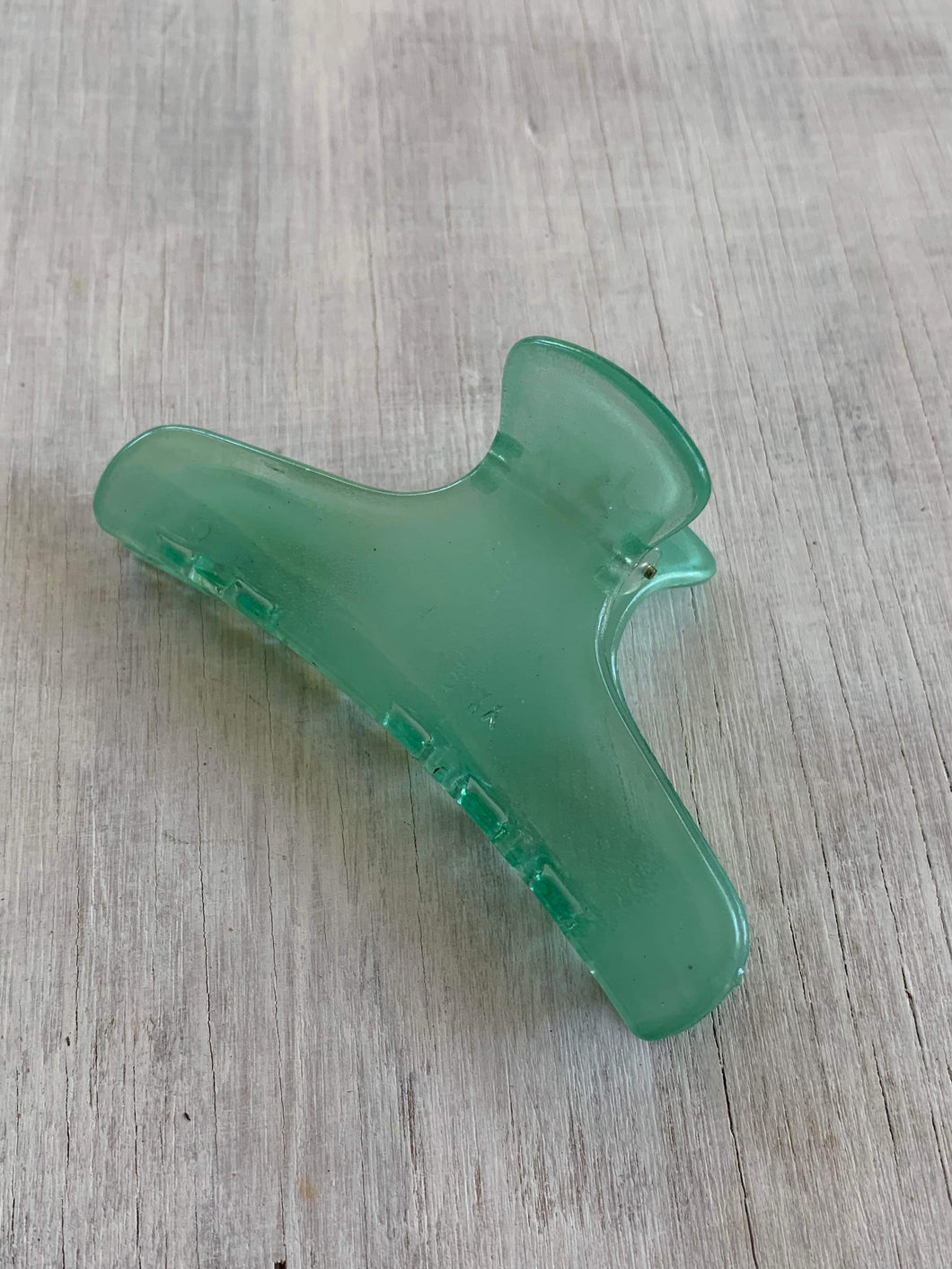 Green Translucent Claw Clip