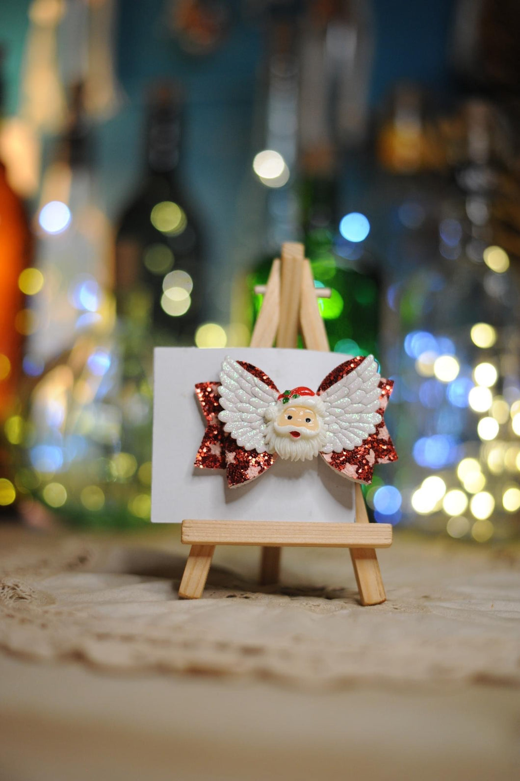 Santa Wings Bow